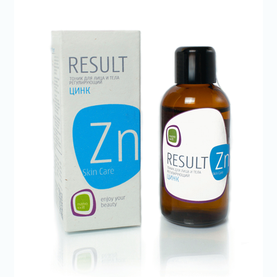 RESULT Zn-тонік для жирної шкіри з цинком (50мл) 07003 фото